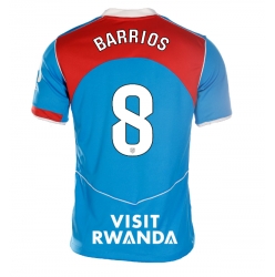 Strój piłkarski Atletico Madrid Pablo Barrios #8 Koszulka Trzeciej damskie 2025-26 Krótki Rękaw