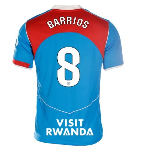 Strój piłkarski Atletico Madrid Pablo Barrios #8 Koszulka Trzeciej damskie 2025-26 Krótki Rękaw Strój piłkarski Atletico Madrid Pablo Barrios #8 Koszulka Trzeciej damskie 2025-26 Krótki Rękaw