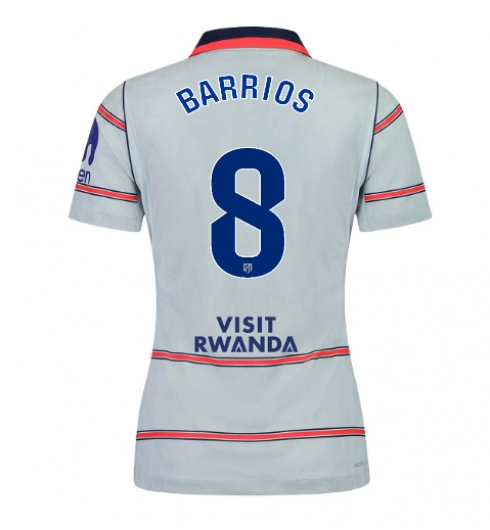 Strój piłkarski Atletico Madrid Pablo Barrios #8 Koszulka Trzeciej damskie 2026-27 Krótki Rękaw Strój piłkarski Atletico Madrid Pablo Barrios #8 Koszulka Trzeciej damskie 2026-27 Krótki Rękaw