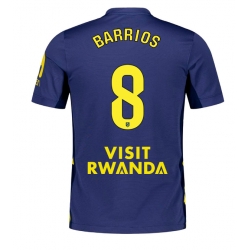 Strój piłkarski Atletico Madrid Pablo Barrios #8 Koszulka Wyjazdowej 2025-26 Krótki Rękaw