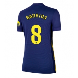 Strój piłkarski Atletico Madrid Pablo Barrios #8 Koszulka Wyjazdowej damskie 2025-26 Krótki Rękaw