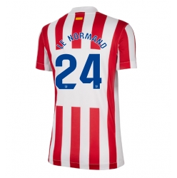 Strój piłkarski Atletico Madrid Robin Le Normand #24 Koszulka Podstawowej damskie 2025-26 Krótki Rękaw