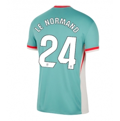 Strój piłkarski Atletico Madrid Robin Le Normand #24 Koszulka Wyjazdowej 2024-25 Krótki Rękaw