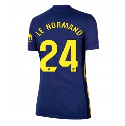 Strój piłkarski Atletico Madrid Robin Le Normand #24 Koszulka Wyjazdowej damskie 2025-26 Krótki Rękaw