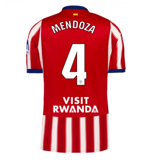 Strój piłkarski Atletico Madrid Rodrigo Mendoza #4 Koszulka Podstawowej 2026-27 Krótki Rękaw Strój piłkarski Atletico Madrid Rodrigo Mendoza #4 Koszulka Podstawowej 2026-27 Krótki Rękaw