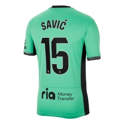Strój piłkarski Atletico Madrid Stefan Savic #15 Koszulka Trzeciej 2023-24 Krótki Rękaw