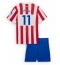 Strój piłkarski Atletico Madrid Thiago Almada #11 Koszulka Podstawowej dziecięce 2025-26 Krótki Rękaw (+ Krótkie spodenki)