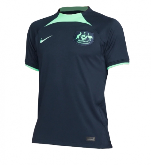 Strój piłkarski Australia Koszulka Wyjazdowej MŚ 2022 Krótki Rękaw