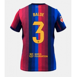 Strój piłkarski Barcelona Alejandro Balde #3 Koszulka Podstawowej 2026-27 Krótki Rękaw