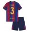 Strój piłkarski Barcelona Alejandro Balde #3 Koszulka Podstawowej dziecięce 2026-27 Krótki Rękaw (+ Krótkie spodenki)