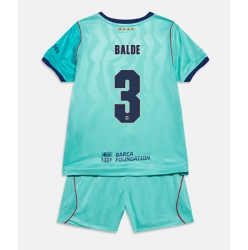 Strój piłkarski Barcelona Alejandro Balde #3 Koszulka Trzeciej dziecięce 2026-27 Krótki Rękaw (+ Krótkie spodenki)