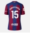 Strój piłkarski Barcelona Andreas Christensen #15 Koszulka Podstawowej damskie 2023-24 Krótki Rękaw
