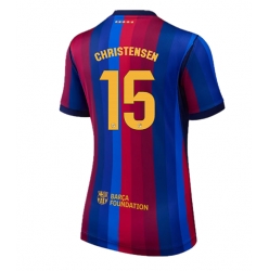 Strój piłkarski Barcelona Andreas Christensen #15 Koszulka Podstawowej damskie 2026-27 Krótki Rękaw
