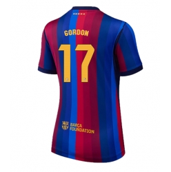 Strój piłkarski Barcelona Anthony Gordon #17 Koszulka Podstawowej damskie 2026-27 Krótki Rękaw