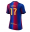 Strój piłkarski Barcelona Anthony Gordon #17 Koszulka Podstawowej damskie 2026-27 Krótki Rękaw Strój piłkarski Barcelona Anthony Gordon #17 Koszulka Podstawowej damskie 2026-27 Krótki Rękaw