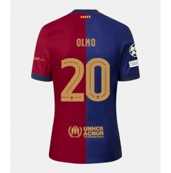 Strój piłkarski Barcelona Dani Olmo #20 Koszulka Podstawowej 2024-25 Krótki Rękaw
