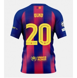 Strój piłkarski Barcelona Dani Olmo #20 Koszulka Podstawowej 2025-26 Krótki Rękaw