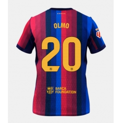 Strój piłkarski Barcelona Dani Olmo #20 Koszulka Podstawowej 2026-27 Krótki Rękaw