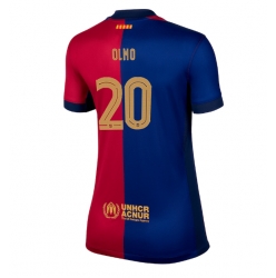 Strój piłkarski Barcelona Dani Olmo #20 Koszulka Podstawowej damskie 2024-25 Krótki Rękaw