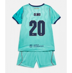 Strój piłkarski Barcelona Dani Olmo #20 Koszulka Trzeciej dziecięce 2026-27 Krótki Rękaw (+ Krótkie spodenki)