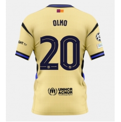 Strój piłkarski Barcelona Dani Olmo #20 Koszulka Wyjazdowej 2025-26 Krótki Rękaw