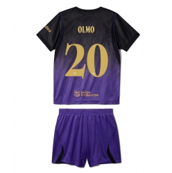 Strój piłkarski Barcelona Dani Olmo #20 Koszulka Wyjazdowej dziecięce 2026-27 Krótki Rękaw (+ Krótkie spodenki)