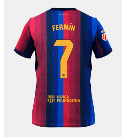 Strój piłkarski Barcelona Fermin Lopez #7 Koszulka Podstawowej 2026-27 Krótki Rękaw Strój piłkarski Barcelona Fermin Lopez #7 Koszulka Podstawowej 2026-27 Krótki Rękaw