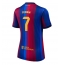 Strój piłkarski Barcelona Fermin Lopez #7 Koszulka Podstawowej damskie 2026-27 Krótki Rękaw Strój piłkarski Barcelona Fermin Lopez #7 Koszulka Podstawowej damskie 2026-27 Krótki Rękaw