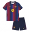 Strój piłkarski Barcelona Fermin Lopez #7 Koszulka Podstawowej dziecięce 2026-27 Krótki Rękaw (+ Krótkie spodenki)