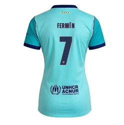 Strój piłkarski Barcelona Fermin Lopez #7 Koszulka Trzeciej damskie 2026-27 Krótki Rękaw