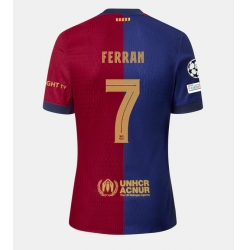 Strój piłkarski Barcelona Ferran Torres #7 Koszulka Podstawowej 2024-25 Krótki Rękaw