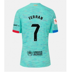 Strój piłkarski Barcelona Ferran Torres #7 Koszulka Trzeciej 2023-24 Krótki Rękaw