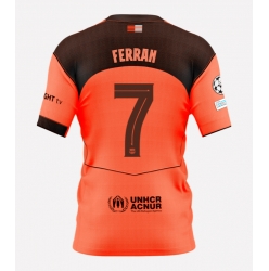 Strój piłkarski Barcelona Ferran Torres #7 Koszulka Trzeciej 2025-26 Krótki Rękaw