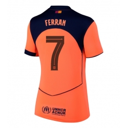 Strój piłkarski Barcelona Ferran Torres #7 Koszulka Trzeciej damskie 2025-26 Krótki Rękaw