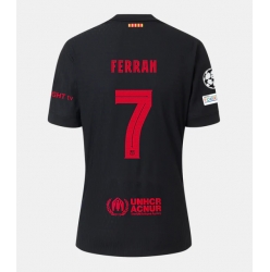 Strój piłkarski Barcelona Ferran Torres #7 Koszulka Wyjazdowej 2024-25 Krótki Rękaw