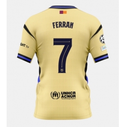 Strój piłkarski Barcelona Ferran Torres #7 Koszulka Wyjazdowej 2025-26 Krótki Rękaw