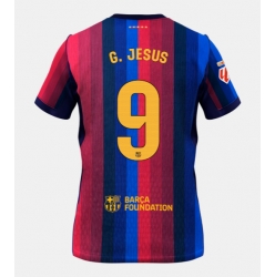 Strój piłkarski Barcelona Gabriel Jesus #9 Koszulka Podstawowej 2026-27 Krótki Rękaw