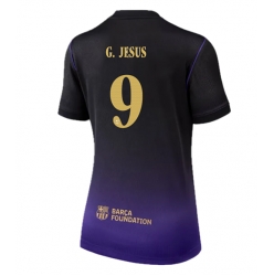 Strój piłkarski Barcelona Gabriel Jesus #9 Koszulka Wyjazdowej damskie 2026-27 Krótki Rękaw