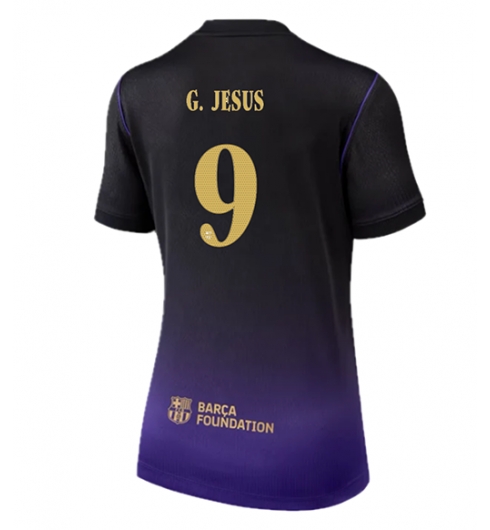 Strój piłkarski Barcelona Gabriel Jesus #9 Koszulka Wyjazdowej damskie 2026-27 Krótki Rękaw Strój piłkarski Barcelona Gabriel Jesus #9 Koszulka Wyjazdowej damskie 2026-27 Krótki Rękaw