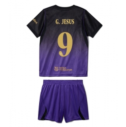 Strój piłkarski Barcelona Gabriel Jesus #9 Koszulka Wyjazdowej dziecięce 2026-27 Krótki Rękaw (+ Krótkie spodenki)