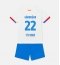 Strój piłkarski Barcelona Ilkay Gundogan #22 Koszulka Wyjazdowej dziecięce 2023-24 Krótki Rękaw (+ Krótkie spodenki)