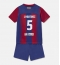 Strój piłkarski Barcelona Inigo Martinez #5 Koszulka Podstawowej dziecięce 2023-24 Krótki Rękaw (+ Krótkie spodenki)