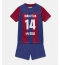 Strój piłkarski Barcelona Joao Felix #14 Koszulka Podstawowej dziecięce 2023-24 Krótki Rękaw (+ Krótkie spodenki)