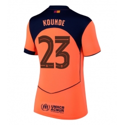 Strój piłkarski Barcelona Jules Kounde #23 Koszulka Trzeciej damskie 2025-26 Krótki Rękaw
