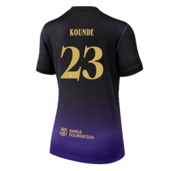 Strój piłkarski Barcelona Jules Kounde #23 Koszulka Wyjazdowej damskie 2026-27 Krótki Rękaw