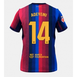 Strój piłkarski Barcelona Karim Adeyemi #14 Koszulka Podstawowej 2026-27 Krótki Rękaw