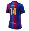 Strój piłkarski Barcelona Karim Adeyemi #14 Koszulka Podstawowej damskie 2026-27 Krótki Rękaw