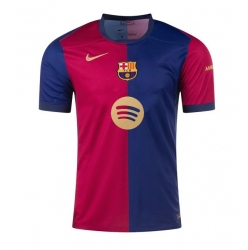 Strój piłkarski Barcelona Koszulka Podstawowej 2024-25 Krótki Rękaw