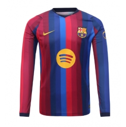 Strój piłkarski Barcelona Koszulka Podstawowej 2026-27 Długi Rękaw