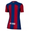 Strój piłkarski Barcelona Koszulka Podstawowej damskie 2023-24 Krótki Rękaw